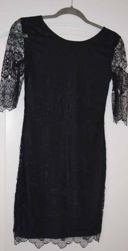 Black Lace Mini Dress
